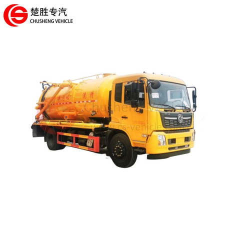 Dongfeng 4x2 Канализационная и вакуумная аспирационная машина высокого давления