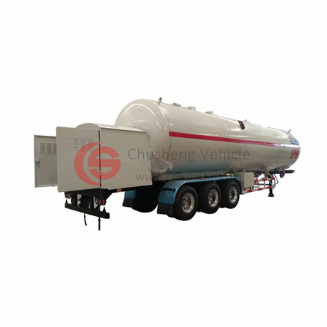 Лучшая продажа 3 Ось 45000L LPG Танкер Танкер LPG Танк
