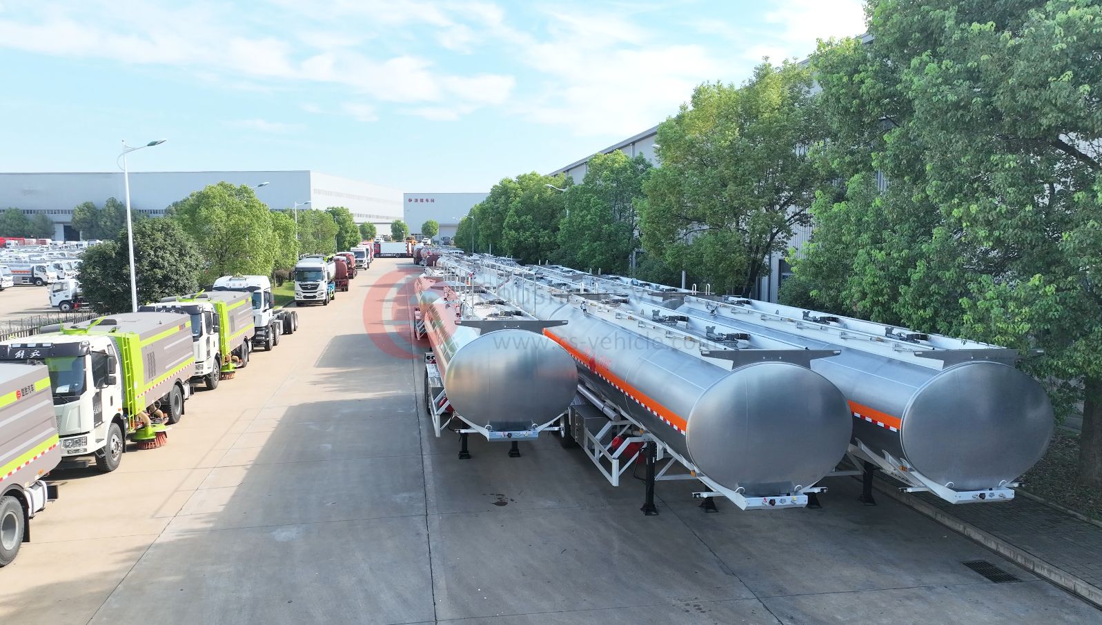 Топливный бак Полу прицепа Truck-Chusheng Curtain1 