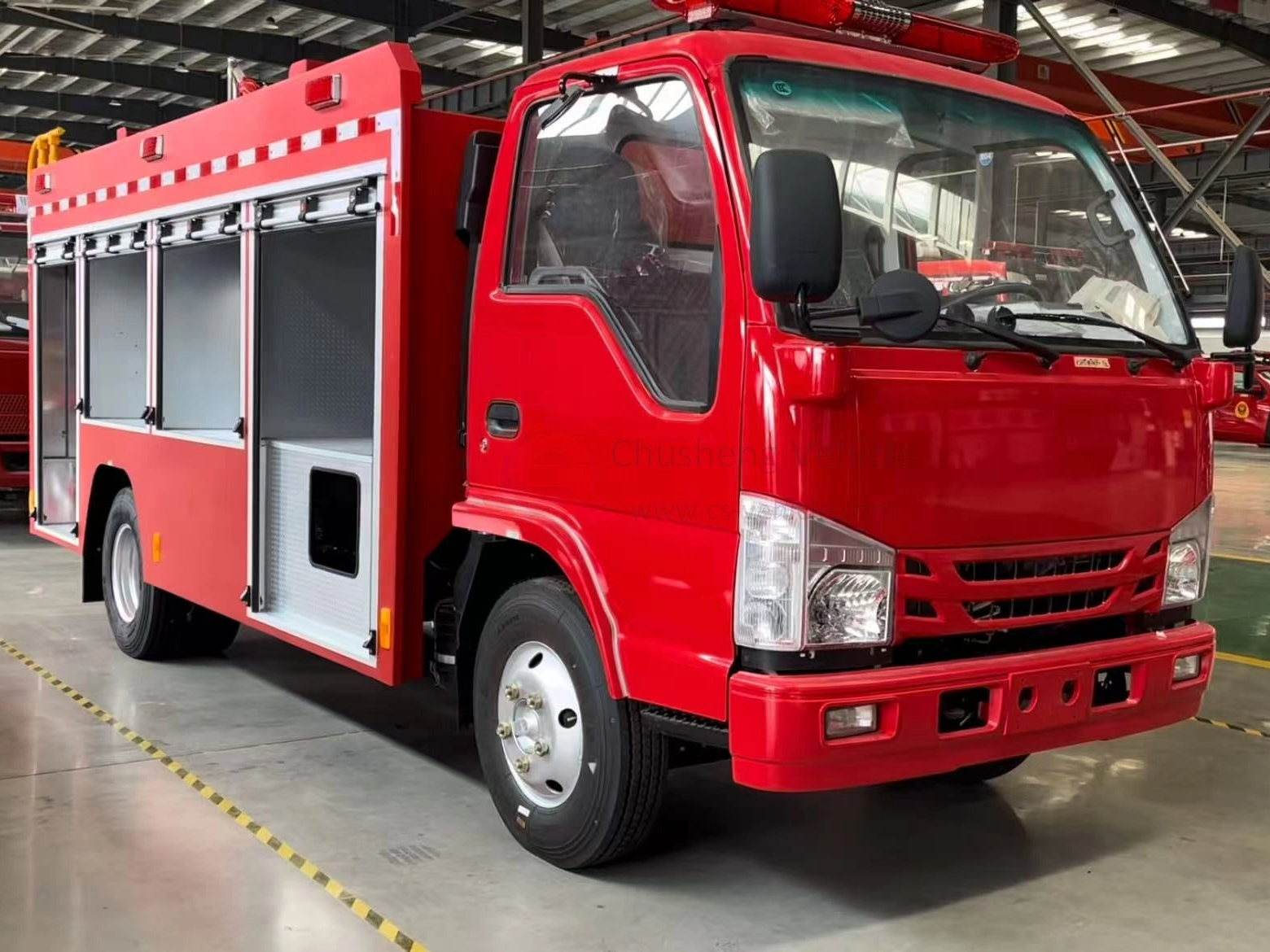 Успешный！ Филиппинский клиент заказал 10 Units Isuzu Water & Foam Fire Lucings, которые были успешно завершены и готовы к доставке!
