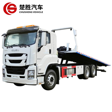 ISUZU GIGA 6x4 бортовой эвакуатор с откатной платформой 15 тонн сверхмощная дорожно-спасательная машина 