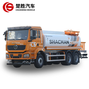 Shacman 6x4 Водовоз 20 куб.м Водовоз Нержавеющая сталь Водозаправщик Спринклер Автоцистерна 